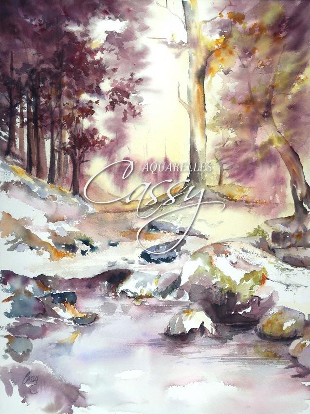 Le Paradis des Praz - Chamonix (61 cm X 46 cm)